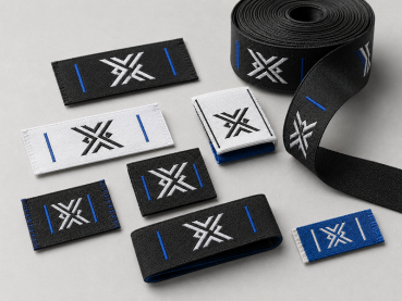 Individuelle Textil-Labels & Etiketten – Gewebt, Satin, Baumwolle & Non-Woven